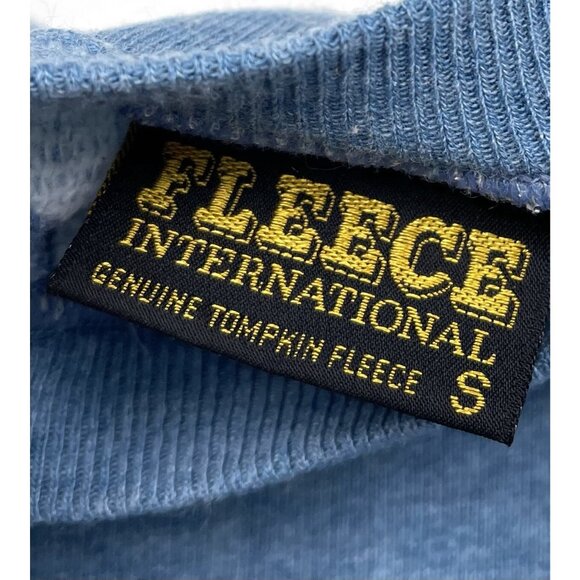 VTG Adult XS/S Mobil Gas Fleece International Blue L/S Pullover SWEATSHIRT EUC - Picture 7 of 8